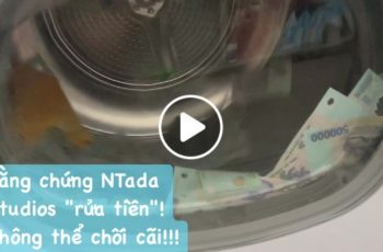 1 bé thiên thần gửi 1 bài khịa NTada Studios rửa tiền